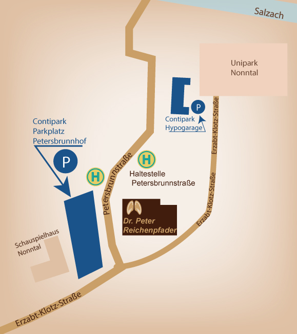 Anfahrtsbeschreibung Ordination Dr. Reichenpfader